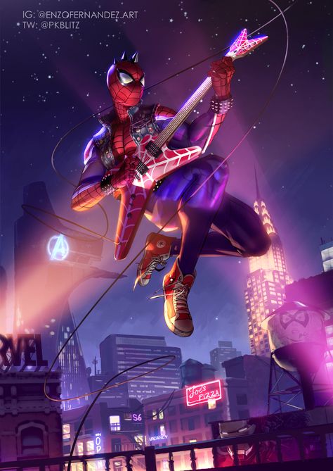 All Spiderman, Enzo Fernandez, Punk Wallpaper, Spider Punk, Image Spiderman, Into The Spider Verse, Spiderman Spider, Spiderman Artwork, Spider Art