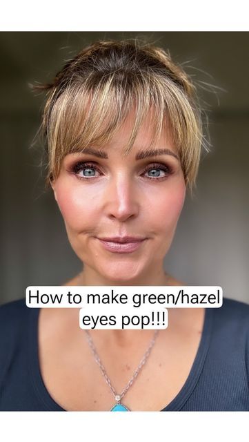 Mel~ 𝐻𝒶𝒾𝓇𝓈𝓉𝓎𝓁𝑒𝓈 & 𝑀𝒶𝓀𝑒𝓊𝓅 on Instagram: "How to make green/hazel eyes pop✨. Biggest tip:  look at the color wheel.  The colors that are across one another, are the complimentary colors for one another.  For example, if you look across from blue, you’ll see orange.  Therefore, colors in the orange category will really make blue eyes pop.   Comment “green eyes” for the products I used in this tutorial.  ⭐️FOLLOW ME for more makeup tips!!   #hairandmakeup #makeuptips #makeuptransformation #hairandmakeup #MomMakeUp #MakeUpTutorial #imakeup #makeupeyes #MakeUpEyeshadow #EyeshadowMakeup #EasyEyeMakeUp #MakeUp #SimpleMakeup #SimpleMakeUpLook #SimpleMakeUpLooks #MakeUpOverhaul #QuickMakeUp #MyMakeUp #eyemakeup #eyemakeupideas #eyemakeuplook #fallmakeup #fallmakeuplook #makeupgoals # How To Apply Eyeshadow For Green Eyes, Making Green Eyes Pop, Makeup For Hazel Green Eyes, How To Make Hazel Eyes Pop, Makeup Tutorial Green Eyes, How To Make Green Eyes Pop, Eyeshadow Colors For Green Eyes, Eye Shadow For Green Eyes, Make Hazel Eyes Pop