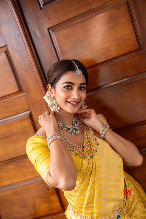 Actress Pooja Hegde Latest Photo Shoot HD Stills     #Actress #PoojaHegde Pooja Hedge In Saree, Couple Wedding Dress, Gallery Pictures, Pooja Hegde, Indian Look, Love Couple Photo, South Actress, Movie Stills, Actress Pics