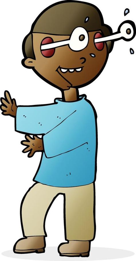 cartoon boy with popping out eyes Cartoon Boy, Vector Shapes, Pop Out, I Hope, Clip Art