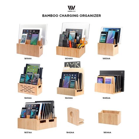 MobileVision Bamboo Universal Multi Device Cord Organizer Stand and Charging Station for Smartphones, Tablets, and Laptops: Amazon.ca: Electronics Ipad Charging Station, Tablet Charging Station, Mobile Charging Station, Charging Station Organizer, Phone Charging Station, Charger Station, Cord Organizer, Charging Stations, Usb Charging Station