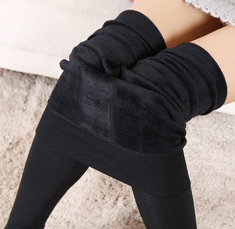 Ouye Women's Full Length Fleece Lining Thermal Leggings Black One Size at Amazon Women’s Clothing store Thermo Leggings, High Waist Sports Leggings, Camouflage Leggings, Perfect Leggings, Fall Leggings, Lined Leggings, Thermal Leggings, Warm Pants, Warm Leggings