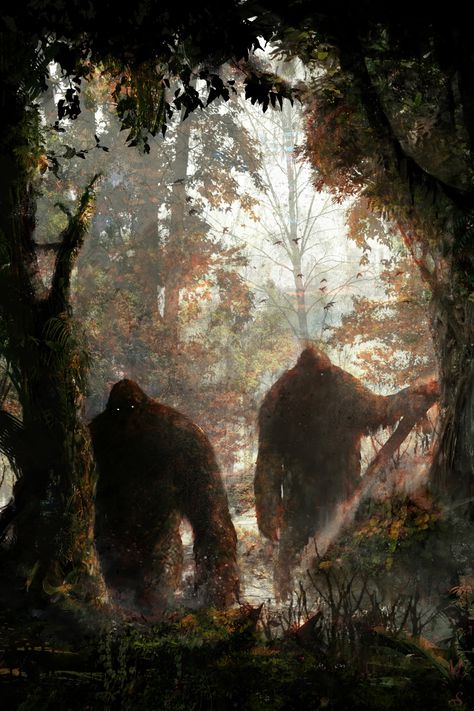 Bigfoot Drawing, Bigfoot Pictures, Yeti Bigfoot, Bigfoot Art, Bigfoot Sightings, Bigfoot Sasquatch, Our Energy, A Novel, Horror Art