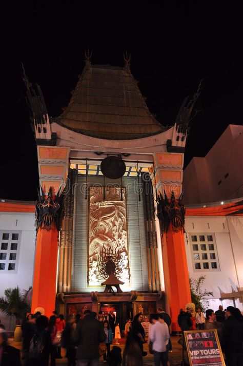 Chinese Theatre. Night image of the Chinese Theatre at Hollywood Boulevard, take #Sponsored , #Affiliate, #sponsored, #Theatre, #Boulevard, #Hollywood, #Chinese Chinese Theater Hollywood, Chinese Theater, Chinese Theatre, Hollywood Boulevard, Singing In The Rain, Masquerade Party, Art Geometric, Sunday School, Editorial Photography