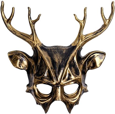 Wendigo Costume, Beast Mask, Antler Horns, Masquerade Men, Halloween Costume Scary, Costume Horns, Masquerade Mask Costume, Animal Horns, Deer Mask