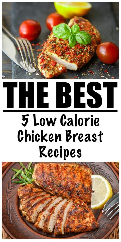 JUST 189 CALORIES! Low Calorie Chicken Breast Recipes, Low Calorie Chicken Recipes, 500 Calories Recipes, Low Calorie Chicken, 5 Spice, Metabolism Boosting Foods, Low Calorie Cooking, Healthy Food Recipes Clean Eating, Healthy Clean Eating