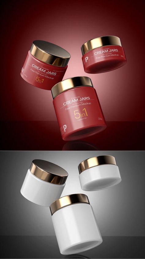 Cosmetics Mockup, Jar Packaging, Jar Mockup, Advertising Ideas, Free Mockup Templates, Jar Design, Sign Mockup, Bag Mockup, Aging Cream