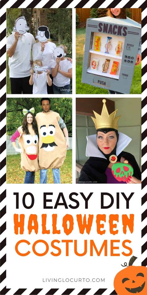 Homemade Costumes Couples, Homemade Halloween Costumes For Couples, Cheap Family Halloween Costumes, Easy Couples Costumes Diy, Make At Home Halloween Costumes, Costumes To Make At Home, Diy Family Costumes, Diy Funny Halloween Costumes, Cheap Easy Halloween Costumes