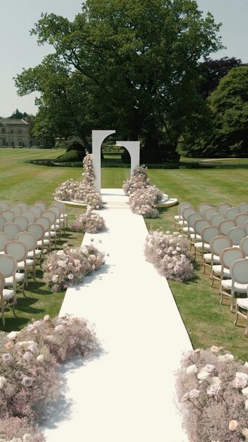 Kristina Kempton // Kristina Murphy on Instagram: "An exquisitely abundant floral setting for a magical wedding ceremony. The height of romance in the grandest setting of Grantley Hall. Wedding Planner @kristina.kempton Venue @grantleyhall_ Photographer @bottega53 Florist @larrywalshe Orchestra @alrmusic Singer @joshbarrymusic Videographer @tynegate_films #grantleyhallwedding #grantleyhall #luxuryweddingplanner #kristinakempton #luxuryweddings #glasshouse" Royal Atlantis, Ocean Wedding, Classic Romance, Wedding Set Up, Ceremony Inspiration, Wedding Decor Inspiration, 2024 Wedding, Luxury Wedding Planner, Aisle Decor