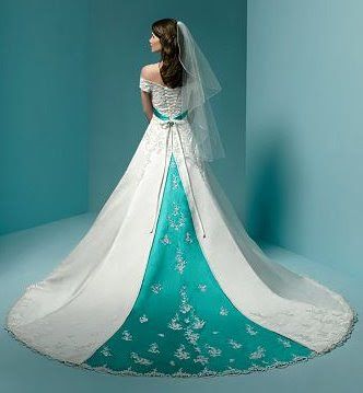 elegant wedding dresses with blue accents Turquoise Wedding Dresses, Purple Wedding Dresses, Green Wedding Dresses, Purple Wedding Dress, Gaun Fashion, Red Wedding Dresses, Teal Wedding, Turquoise Wedding, Trendy Wedding Dresses