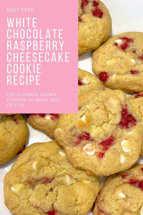 The best white chocolate raspberry cheesecake cookie recipe! In need of a different cookie recipe? Maybe want to stand out at the next family gathering? This recipe is perfect! Whether you are looking for a recipe to kick off the holidays, spend some quality time with the kids, or just treat yourself and your sweet tooth, these cookies are the way to go. Recipe size: About 15 Cookies * Depends on how big or small you prefer to bake your cookies! (If they are small I normally eat more than one anyway haha) Digital Download: This recipe is a digital download, so nothing will be mailed to you. You will be given a link via Etsy to download the recipe.  Enjoy your cookies! 15 Cookies, Homemade White Chocolate, Raspberry Cookie, Raspberry Cheesecake Cookies, Cheesecake Cookies Recipes, Sweet Bars, Best White Chocolate, Cheesecake Cookie, White Chocolate Raspberry Cheesecake