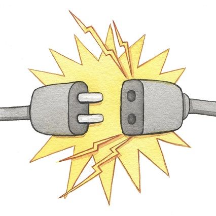 Electricity Electric Circuit Drawing, Electricity Art Illustrations, Electricity Drawing, Electricity Illustration, Electric Illustration, Electric Drawing, Electrical Drawing, Electricity Poster, Listrik Statis