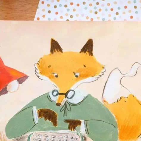 Ibi Kessenich on Instagram: "Another fox illustration inspired by Vera Vixen from the Shady Hollow book series by @juneau_black ❤️🦊 The book series is the perfect mix of fall vibes, mystery with so many lovely animal characters. #illustration #mixmedia #sketchbookpages #foxcharacter #shadyhollow #bujoideas #monthlycalendar" Shady Hollow Book, Shady Hollow, Hollow Aesthetic, Fox Character, Hollow Book, Fox Illustration, Sketchbook Pages, Fall Vibes, Book Series