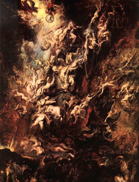 The Fall of the Damned by Peter Paul Rubens The Fall Of The Damned, Fall Of The Damned, Rubens Paintings, Jan Van Eyck, Paul Rubens, Hieronymus Bosch, Peter Paul Rubens, History Painting, Baroque Art