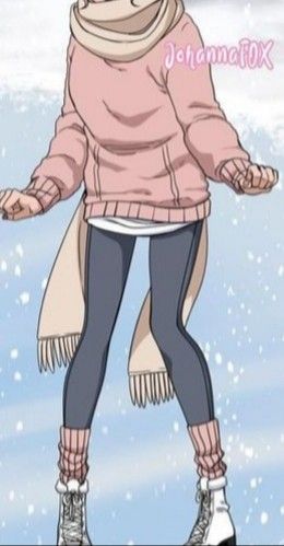 Everyday Anime Outfits, Anime Cardigan Drawing, One Piece Outfits Anime, Anime Winter Outfit, Dr Script, Anime Clothing, Tomboy Outfits, Anime Dress, One Piece Outfit