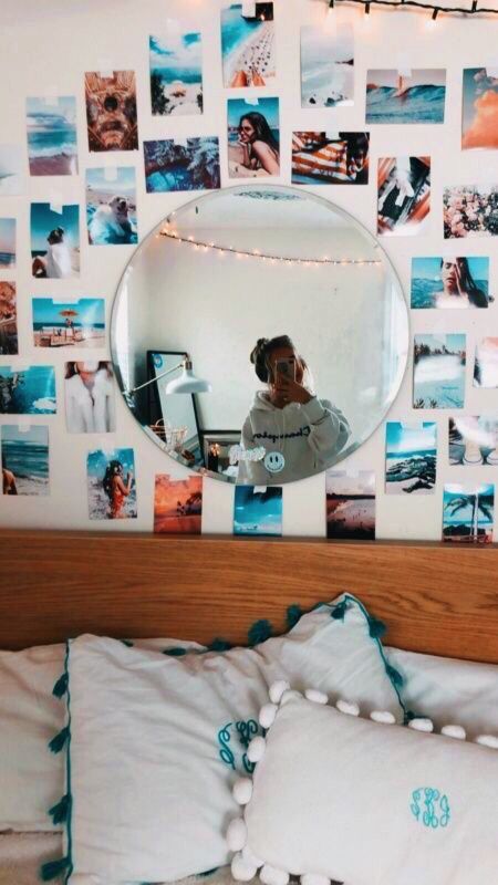 Boho Beach Room Aesthetic, Beach Room Theme, Beachy Aesthetic Bedroom, Surfer Girl Room Aesthetic, Vsco Bedroom, Lake Bedroom, 2023 Vibes, Future Decor, Beach Bed