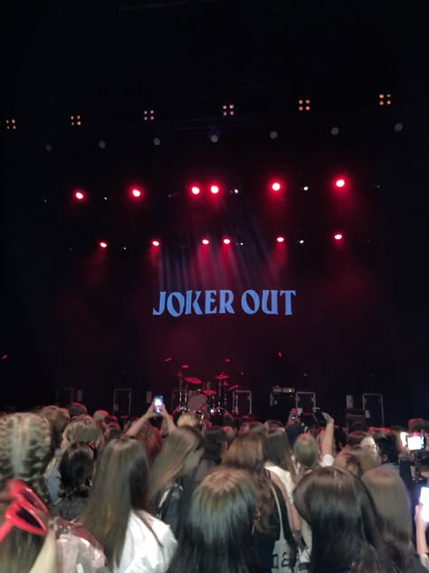 Joker Out Aesthetic, Joker Out Concert Outfits, Joker Out Concert, Joker Out, Manifesting 2024, 2024 Manifestation, Band Wallpapers, Concert Aesthetic, Manifestation Board