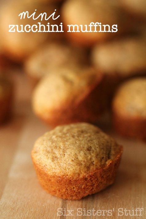 Toddler Muffins, Muffins Blueberry, Zucchini Muffin Recipes, Bite Size Food, Six Sisters Stuff, Banana Chocolate Chip Muffins, Muffin Man, Zucchini Muffins, Bundt Cakes Recipes