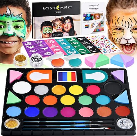 Professional Halloween Makeup, Halloween Makeup Kits, Professional Face Paint, Makeup Ingredients, Face Paint Kit, Face Paint Makeup, Breakfast Party, Kids Face Paint, Art Essentials