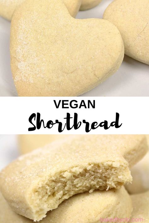 Savory Vegan Baked Goods, Vegan Recipes Cookies, Vegan Baked Desserts, Food To Bake Desserts, Dairy Free Shortbread, Vegan Potluck Dessert, Dairy Free Shortbread Cookies, Vegan Biscuits Cookies, Easy Vegan Baking