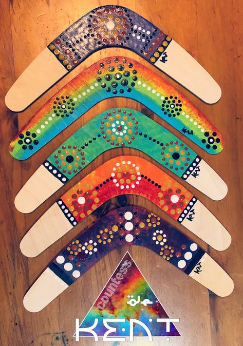 Australia Arts And Crafts, Aboriginal Craft For Kids, Australia Art For Kids, Australia Activities For Kids, Indigenous Crafts For Kids, Australia Kids Crafts, Boomerang Craft, Australia Crafts For Kids, Boomerang Aboriginal