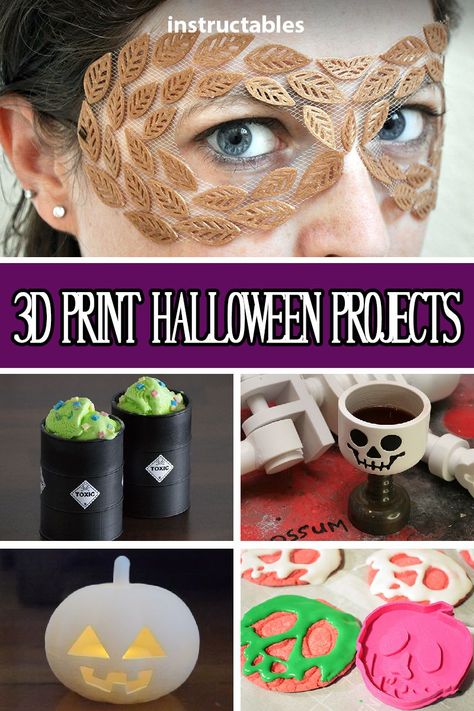 Cricut And 3d Printer, 3d Print Files Free Printable, 3d Printing Ideas Halloween, Halloween 3d Print, Halloween 3d Printing, Resin Printing 3d, 3d Printing Ideas Diy, 3d Printing Ideas Creative, Cool 3d Printing Ideas