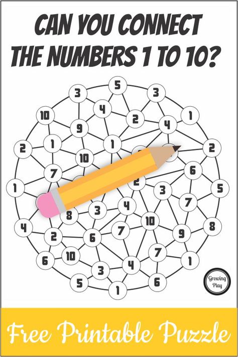 Number Puzzle Free Printable - Growing Play Logic Puzzles For Kids Free Printable, Kids Puzzles Printable, Number Puzzles For Kids, Puzzle Activities For Kids, Brain Activities For Kids, Logic Puzzles For Adults, Math Puzzles For Kids, Puzzle Games For Adults, Math Puzzles Brain Teasers