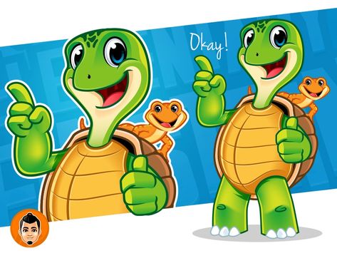 Turtle and Lizard Mascot by Aga Ochoco on Dribbble Turtle Character, Turtle Mascot, Kids Character Design, Character Logo Design, Monsters Drawings, Freshwater Turtles, Mascot Ideas, Cute Monsters Drawings, Mascot Logos