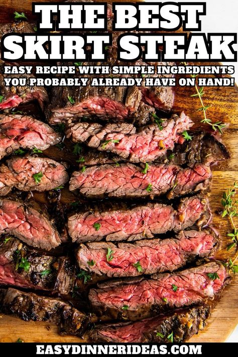 Cooking Skirt Steak, Skirt Steak Recipe, Steak On Stove, Easy Steak Dinner, Skirt Steak Fajitas, Steak Marinades, Skirt Steak Marinade, Steak Marinade Easy, Marinated Skirt Steak