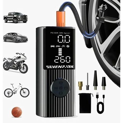 Car Air Pump Tire Inflator Portable Air Compressor，3X Faster Inflation，150PSI & 20000mAh Air Pump for Car Tires ，LCD D https://halalzen.com/products/car-air-pump-tire-inflator-portable-air-compressor-3x-faster-inflation-150psi-20000mah-air-pump-for-car-tires-lcd-d Halalzen #Hot Portable Air Compressor, Tire Inflator, Air Compressor, Air Pump, Compressor, Tires, Car Tires, Pumps, Quick Saves