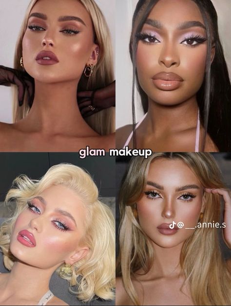 Makeup Types Names, Types Of Makeup Looks, Makeup Collage, Makeup Names, Good Makeup, Tanned Makeup, Learn Makeup, Makeup Icons, Makeup Face Charts