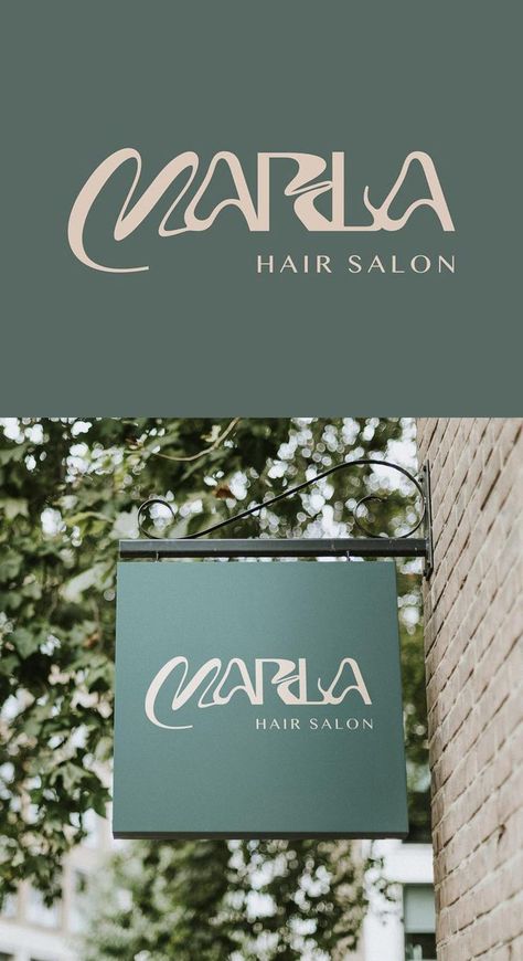 Business Logo Fonts, Hair Salon Logo, Hair Logo Design, Business Card Gallery, Typo Logo Design, Contemporary Logo, Hair Salon Business, Hair Salon Logos, Salon Logo Design