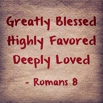 To know that I know that I know that because I have placed my trust in the finished work of Jesus Christ, I am redeemed by His precious blood, I am a greatly blessed, highly favored, and deeply loved child of God. The threat of failure, judgment, and condemnation has been removed (Romans 8:1). Highly Blessed And Favored, Greatly Blessed Highly Favored, Favor Quotes, Highly Favored, Feeling Blessed, Gods Favor, Romans 8, Encouraging Scripture, Gods Promises