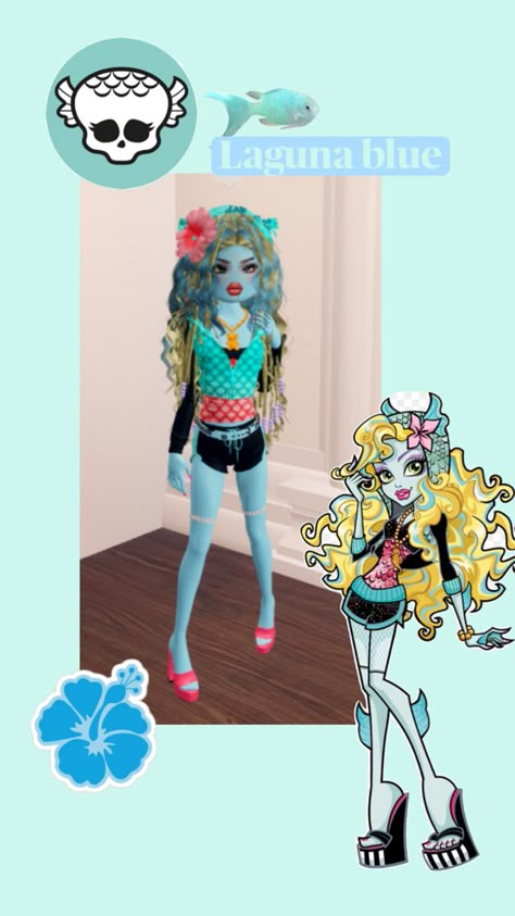 Laguna blue 🌊 Avatar Dress To Impress, Blue Dress To Impress, Monster High Halloween Costumes, Monster High Halloween, Dti Codes, Roblox Dress, Laguna Blue, Dti Ideas, Dti Fits