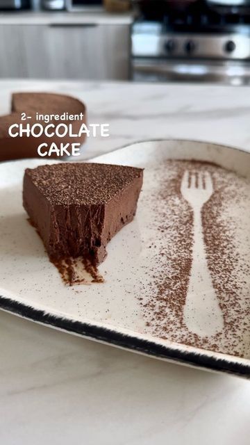 Apple Chocolate Torte, 2 Ingredient Apple Cake, Two Ingredient Chocolate Cake, Apple Chocolate Cake, 2 Ingredient Chocolate Cake, Brownie Bowls, 2 Ingredient Cakes, Healthy Chocolate Cake, Mousse Cake Recipe