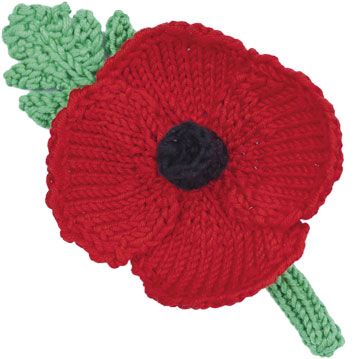 Poppy Pattern Free, Knitted Poppy Free Pattern, Crochet Poppy Free Pattern, Knitted Poppies, Knitted Flower Pattern, Crochet Patterns Free Women, Crochet Poppy, Poppy Pattern, Crochet Hats Free Pattern