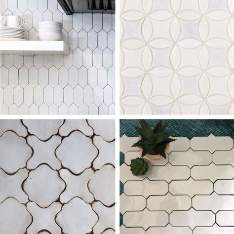 Ceramic Tile Shapes You've Never Seen Before | Apartment Therapy Tile Shapes, Mercury Mosaics, Fish Scale Tile, Brick Fireplace Makeover, Hex Tile, Penny Tile, Fireclay Tile, Unique Tile, Tile Inspiration