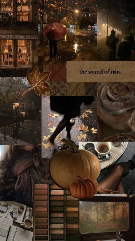 fall collage aesthetic Autumn Core Aesthetics, Autumn Aesthetic Collage, Autumn Vibes Wallpaper, Spooky Character, Autumn Collage, Handmade Halloween Decorations, Fall Collage, Unique Wreaths, Four Friends