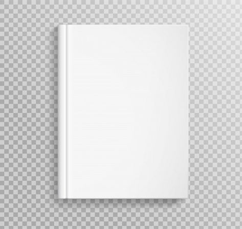 Blank book cover, placed on transparent ... | Premium Vector #Freepik #vector #cover #books #library #shadow Book Png For Editing, Empty Book Cover, Mockup Graphic Design, Blank Book Cover, Book Texture, Graphic Design Freebies, Png Images For Editing, Empty Book, Diary Cover