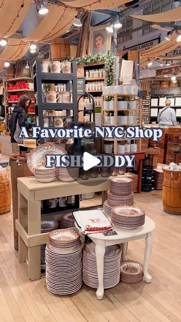 Girl In The Yellow Taxi NYC on Instagram: "FISHS EDDY is one of those shops that I can’t walk by without going inside. The sign in front reads “We Do Dishes” - do they ever! This Union Square emporium is filled floor to ceiling with the most unique collections of dishes, glassware , cutlery, napkins etc. etc.
What makes this store so unique is the sheer delight of wandering around this whimsical, museum-like repository of all things dishes. The variety is unparalleled, ranging from traditional, novelty, collectibles to my personal favorite, the New York Collection,

FISHS EDDY, 889 Broadway 19th Street
.
.
.
.
.#fishseddy #nybucketlist #newyork #manhattan #mysecretnyc #theshopkeepers #storefrontcollective #shoplove #nycshopping #nyc" Brooklyn Aesthetic, Cutlery Napkins, Newyork Manhattan, Yellow Taxi, Nyc Shopping, Floor To Ceiling, Union Square, Nyc Trip, Furniture Stores