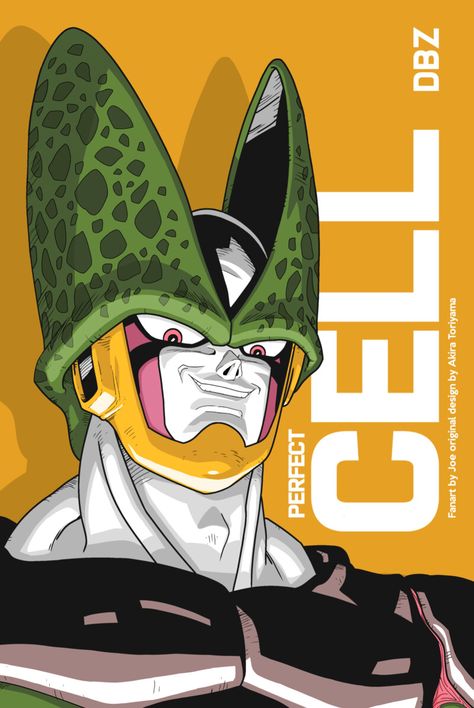 ArtStation - Perfect Cell DBZ (Dragon Ball Z), ジョ８９ Artwork Perfect Cell Dbz, Antagonist Character, Dbz Cell, Cell Dbz, Tekken Wallpaper, Cell Art, Dbz Dragon, Perfect Cell, Feel Something