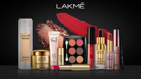 Launched in 1952, Lakmé is the first home-grown successful cosmetics brand in India. Lakme Cosmetics, Make Up Kits, Free Makeup Samples, Unique Makeup, Makeup Tutorial For Beginners, Diy Beauty Hacks, Cosmetics Brands, Free Makeup, Makeup Brands