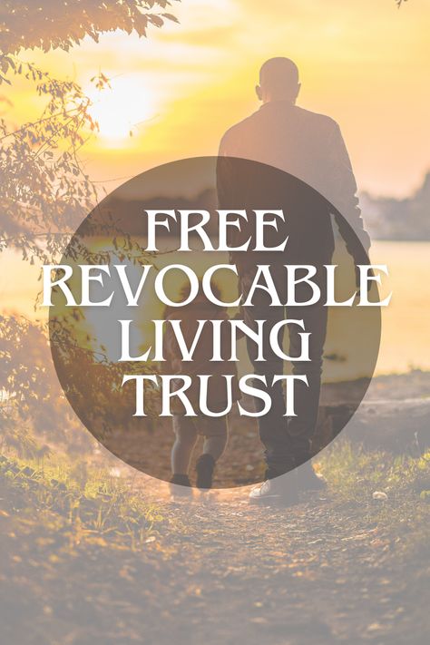 A Revocable Living Trust is a document that allows you to place assets or property into a trust so they can seamlessly transfer to your beneficiaries after you pass away. Trusts are legal entities that hold assets for beneficiaries to inherit eventually. As its name suggests, you can amend or revoke the terms of a Revocable Living Trust at any time. Living Will, How To Set Up A Trust Fund, Living Trust Checklist, Trust Documents, How To Set Up A Living Trust, Living Trust Vs Will, Living Trust Forms, Irrevocable Living Trust, How To Rebuild Trust