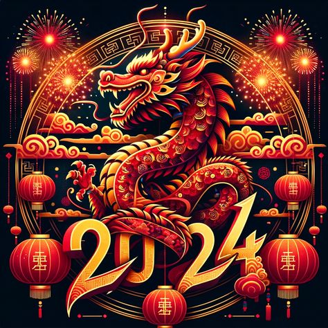 Embracing the Power and Mystique: The Year of the Dragon in 2024 — Palos Verdes Pulse The Year Of The Dragon, Happy New Year 2024 Year Of The Dragon, 2024 Year Of The Dragon, Year Of The Dragon 2024, Wood Dragon 2024, Year Of The Wood Dragon 2024, Dragon Pics, Dragon Tattoo Meaning, Cartoon Dragon