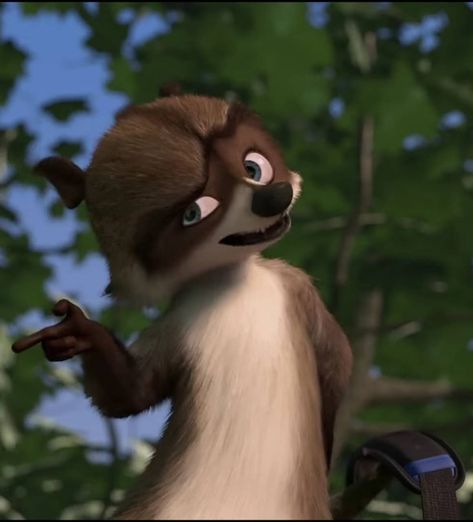 Over The Hedge Characters, 2010 Cartoon Characters, Hear Me Out Animated, Rj Over The Hedge, Over The Hedge Fanart, Hear Me Out Unhinged, Weird Childhood Crushes, Hear Me Out Male Characters, Hammy Over The Hedge