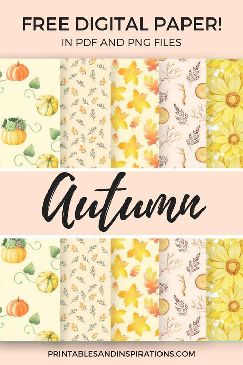 FREE PRINTABLE AUTUMN DIGITAL PAPER FOR SCRAPBOOKING OR DIGITAL BACKGROUND Digital Paper Free Download, Color Printables, Printing Crafts, Scrapbook Sheets, Digital Paper Freebie, Free Scrapbook Paper, Scrapbook Printables Free, Scrapbooking Freebies, Digital Paper Free