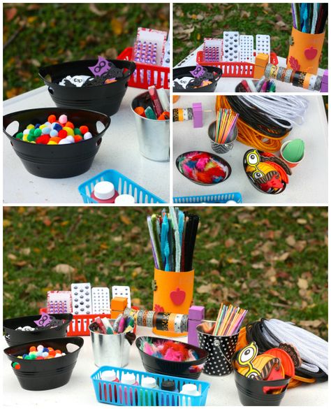 Supplies Collage Kids Pumpkin Carving Party, Kids Pumpkin Painting, Pumpkin Decorating Party, Halloween Toddler Party, Halloween Block Party, Pumpkin Painting Party, Pumpkin Patch Party, Kids Painting Party, Pumpkin Birthday Parties