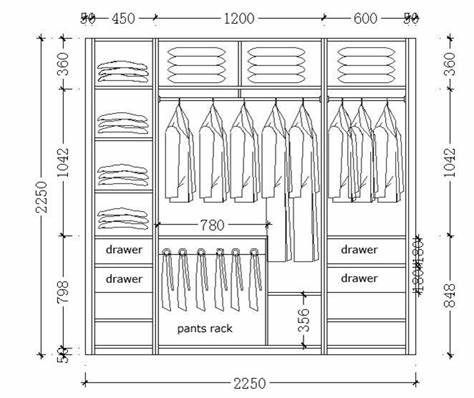 Standard Size Wardrobe Dimensions Mens Wardrobe Closet, Closet Layout Dimensions, Closet Dimensions, Mens Wardrobe, Wardrobe Dimensions, Bedroom Cupboards, Walk In Closet Design, Closet Design Layout, Wardrobe Door Designs