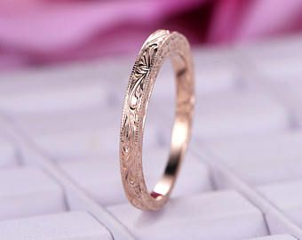 Etsy :: Your place to buy and sell all things handmade Infinity Wedding, Infinity Ring Wedding, Future Dreams, Antique Wedding Rings, Handmade Engagement Rings, Gold Anniversary, Bridal Wedding Rings, Vintage Wedding Band, Wedding Rings Rose Gold