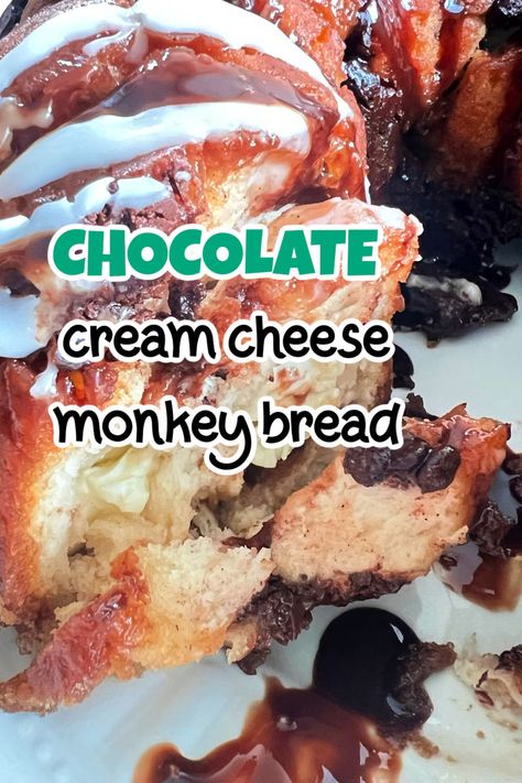 Pillsbury Monkey Bread Recipe, Pillsbury Monkey Bread, Monkey Bread With Canned Biscuits, Stuffed Monkey Bread, Chocolate Monkey Bread, Cream Cheese Monkey Bread, Cheese Monkey Bread, Starbucks Banana Bread, Buttermilk Chocolate Cake